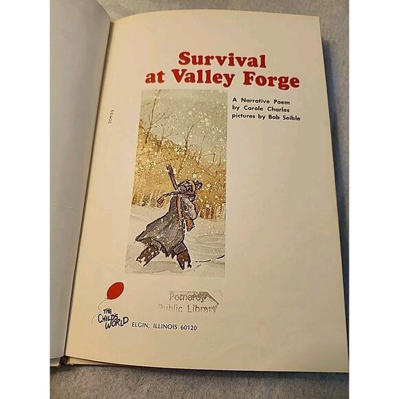 Survival at Valley Forge by Carole Charles 1975 A Narrative Poem Hardback - Picture 15 of 16